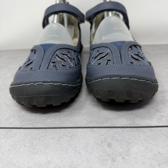 JBU by Jambu Blue Wildflower III Mary Jane Shoes Hook & Loop Strap Size 8 - Picture 4 of 11